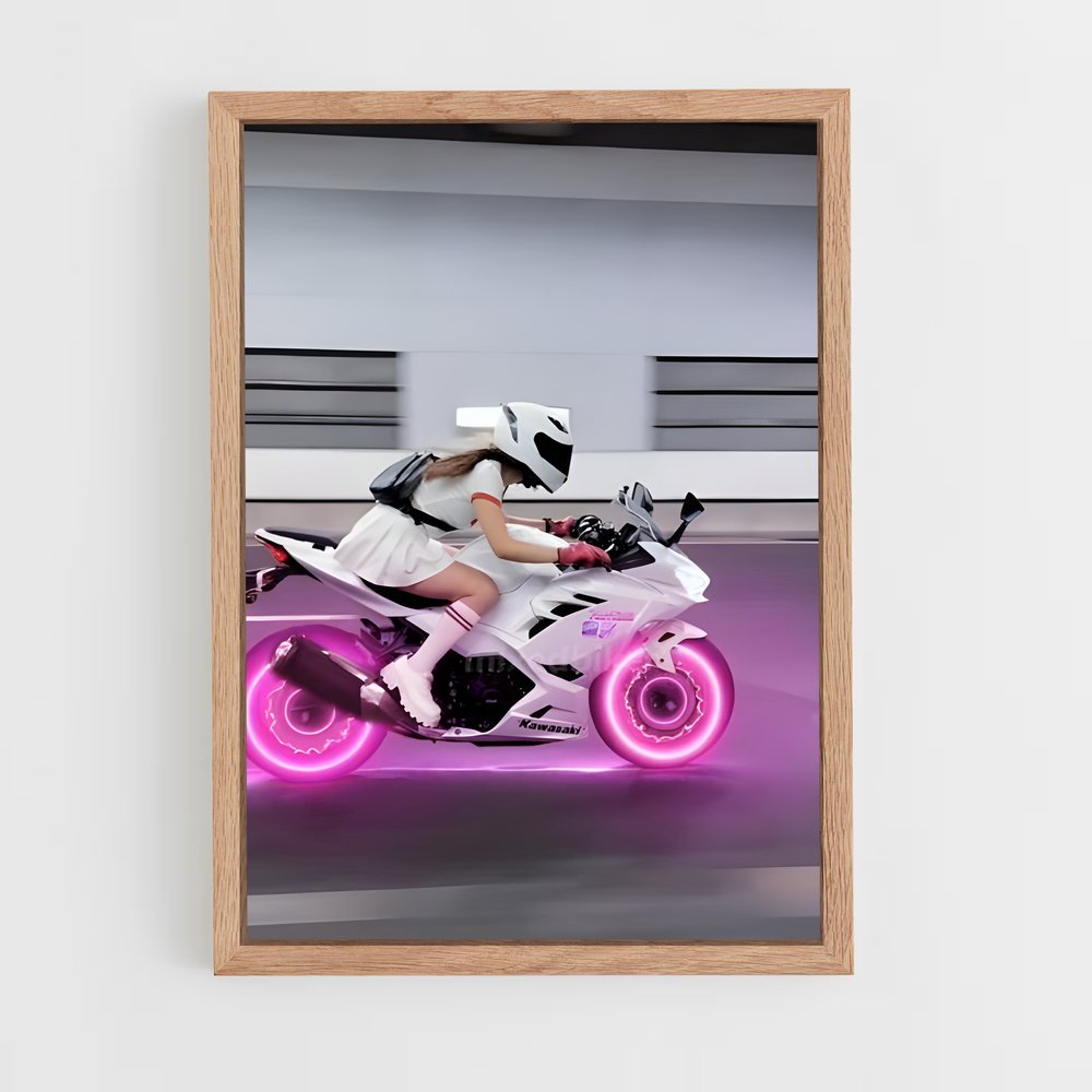 Poster Moto Ninja zx-r captivant (vue 4)